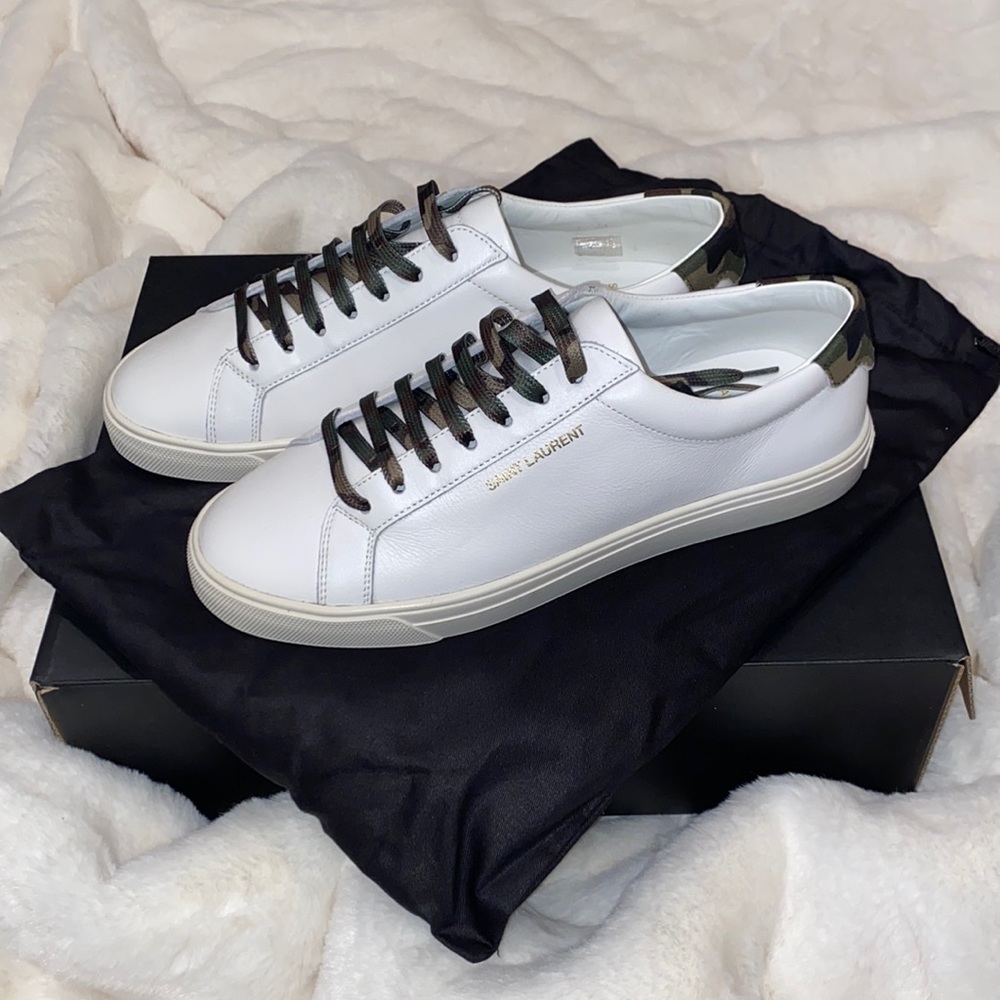 Saint Laurent Camo Sneakers